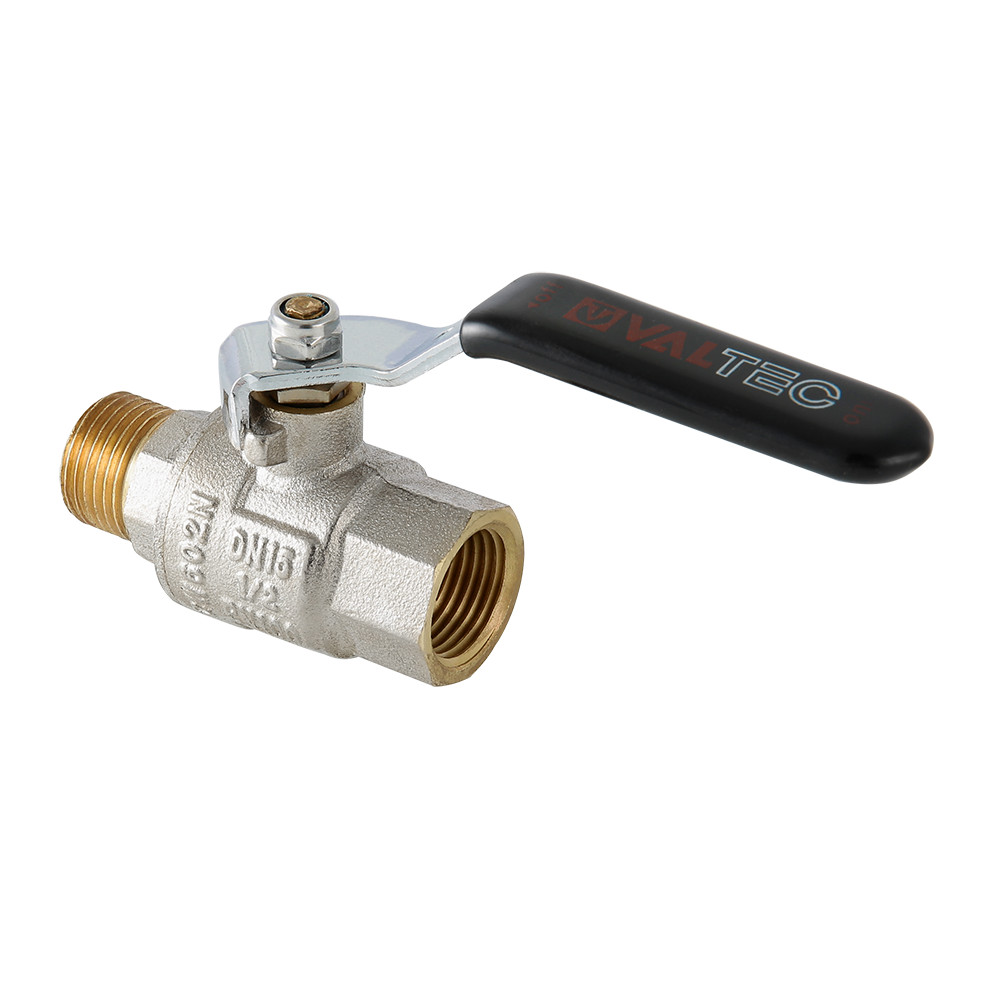 Кран шаровой VALTEC PERFECT с флажковой рукояткой и внутренней–наружной резьбой VT.315.N