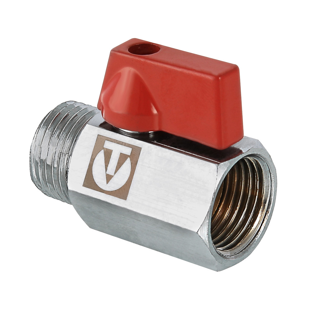 Кран шаровой MINI с внутренней–наружной резьбой VT.331.N